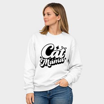 Cat Mama Bold - Women's Graphic Sweatshirt