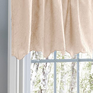 Portland Crushed All Season Taffeta Design Premium Quality Rod Pocket Valance