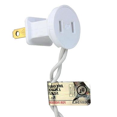 100-Count Green Mini Christmas Light Set 49.5ft White Wire