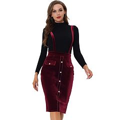 Velvet Bodycon Skirt Kohls