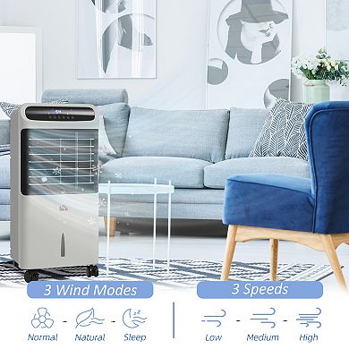 Homcom 3-in-1 Mobile Evaporative Air Cooler With Remote Oscillating