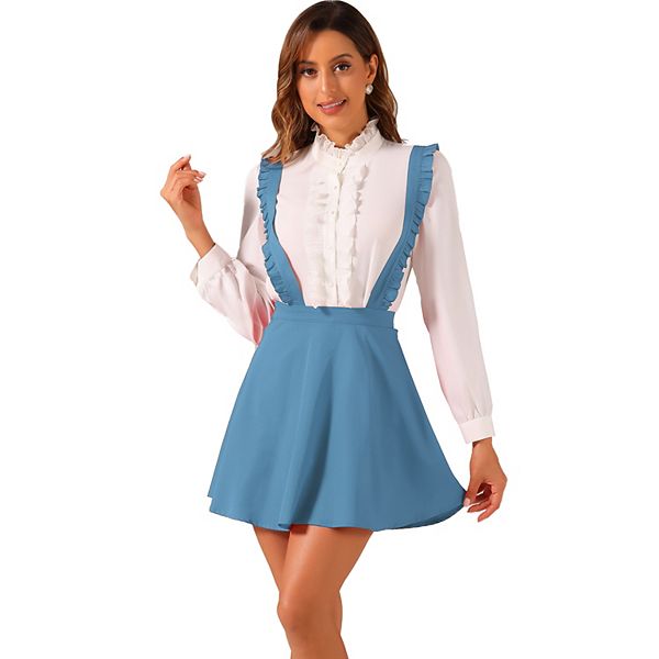 ワンピース MEDI LAYERED SUSPENDER I LINE SKIRT Ameri（アメリ）の「MEDI LAYERED SUSPENDER I LINE SKIRT