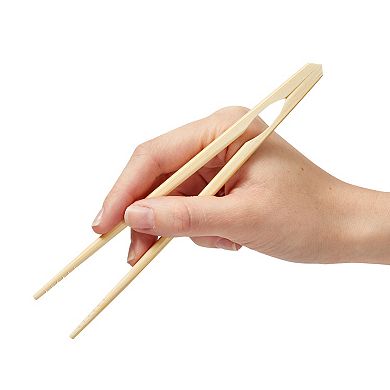 6 Pairs Training Chopsticks for Kids, Reusable Wooden Utensils for Beginners (7 Inches)