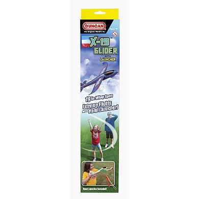 Duncan X-19 Glider with Reversible Wings- Yellow with Red Wings