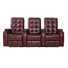 Fc Design Manual Recliner With Overstuffed Cushions And Pillow Top