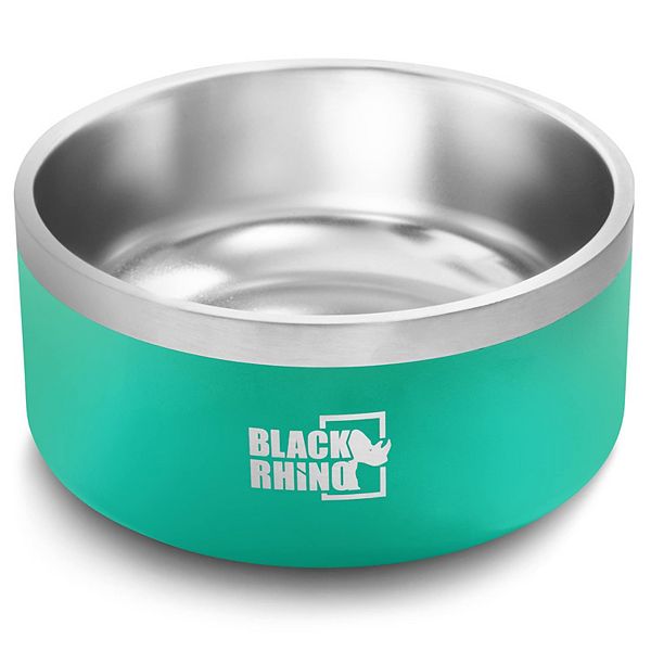 Double Insulated Stainless Steel Food & Water Dog Bowls for Dogs Non Slip