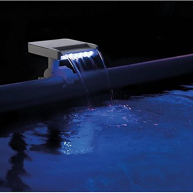 Intex 28090E Above Ground Swimming Pool 3 Colored LED Relaxing Waterfall Cascade