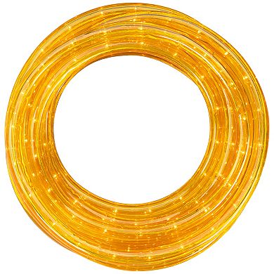 Gold Incandescent Outdoor Christmas Rope Lights - 18 ft