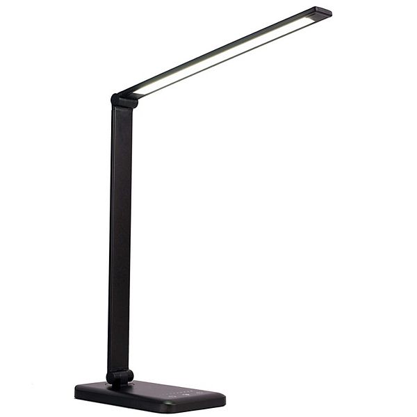 LED Aluminum Desk Lamp With USB Charging Port