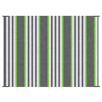 Outsunny Outdoor Rug & Bag, 9ft x 12' Plastic Rug &