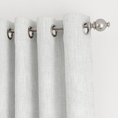 Urban Loft's Thermal Insulated Grommet 2 Curtain Panels 100% Black Out Indoor Home