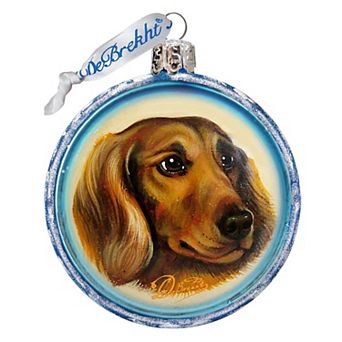 G.Debrekht Best Friend Glass Christmas Ornament by G. DeBrekht Decor Christmas Decor - 764-017