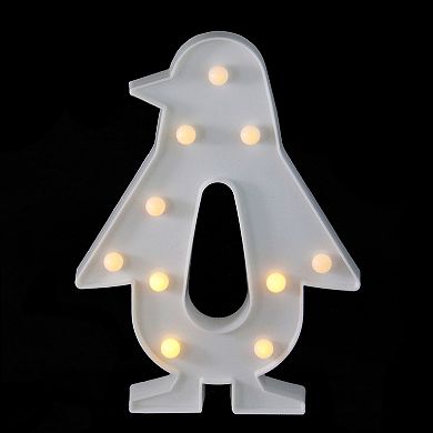 10.25" White Penguin LED Marquee LED Sign