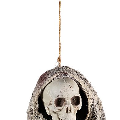 36" Touch Activated Hanging Death Reaper Halloween Decoration