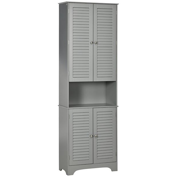 Hommoo Small Bathroom Storage Cabinet with 1 Door, Linen Tower