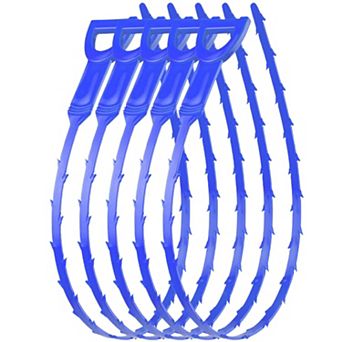 Zulay Kitchen 20-Inch Plumbing Snake Drain Clog Remover - 5 Pack