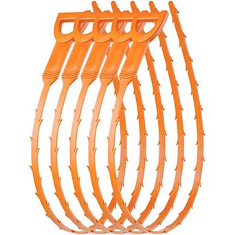 Zulay Kitchen 20-Inch Plumbing Snake Drain Clog Remover - 5 Pack