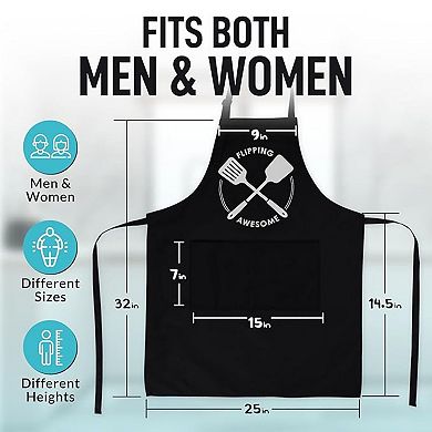 Zulay Kitchen Funny Apron For Men, Women, and Couples