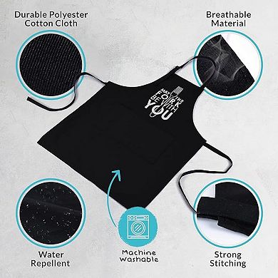 Zulay Kitchen Funny Apron For Men, Women, and Couples