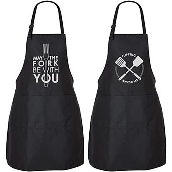 Zulay Kitchen Funny Apron For Men, Women, and Couples