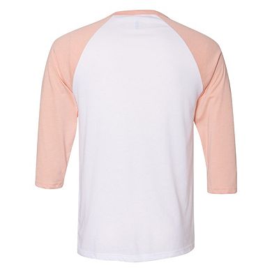 BELLA + CANVAS Youth Three-Quarter Sleeve Baseball Tee