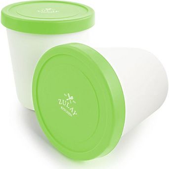 Zulay Kitchen Ice Cream Containers - 2 Pack