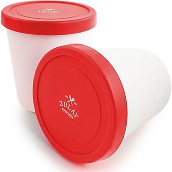 Zulay Kitchen Ice Cream Containers - 2 Pack