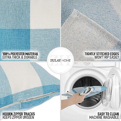 Zulay Kitchen Buffalo Plaid Throw Pillow Covers