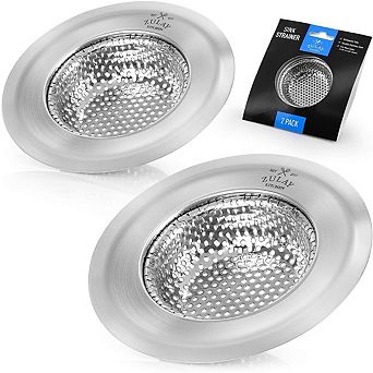 Zulay Kitchen Sink Drain Strainer (2 Pack)