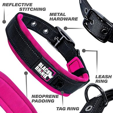 Comfort Collar Ultra Soft Neoprene Padded Dog Collar For All Breeds Heavy Duty Adjustable Reflective