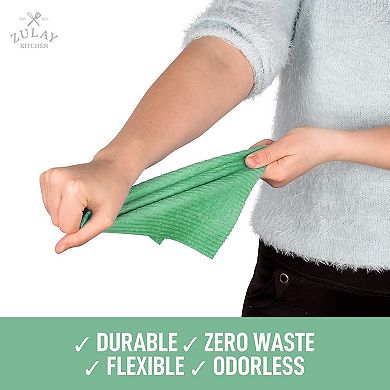 Zulay Kitchen Reusable Swedish Dishcloth (6 Pack)