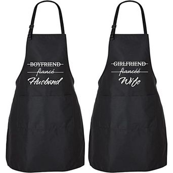 Zulay Kitchen Funny Aprons for Men, Women & Couples