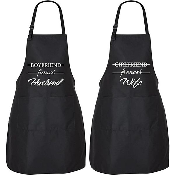 Zulay Kitchen Funny Aprons for Men, Women & Couples