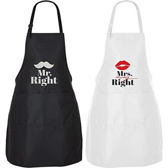 Zulay Kitchen Funny Aprons for Men, Women & Couples