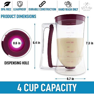 Zulay Kitchen Pancake Batter Dispenser