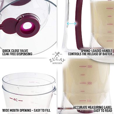 Zulay Kitchen Pancake Batter Dispenser