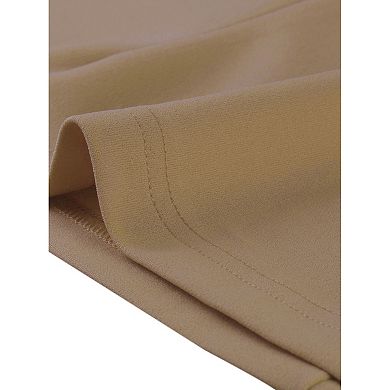 Women's Mesh Panel Dots Long Sleeve Button Front Half Placket Shirt