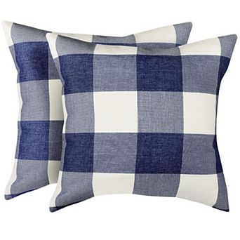 Zulay Kitchen Buffalo Plaid Throw Pillow Covers