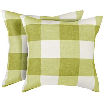 Zulay Kitchen Buffalo Plaid Throw Pillow Covers