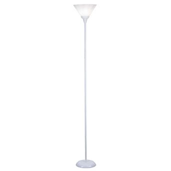 Mary Floor Lamp with White Cone Shade