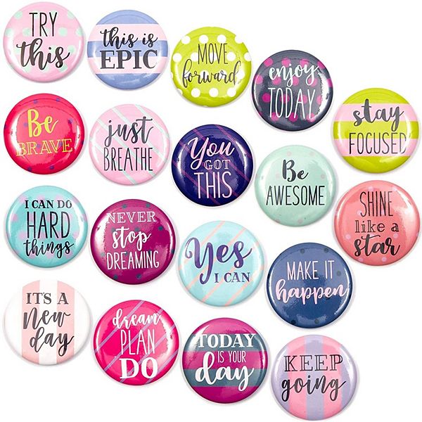 Inspirational Quote Magnets (18 Pack)