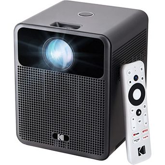 KODAK FLIK HD10 Smart Projector, 1080P Bluetooth & Wifi Projector W/Android TV
