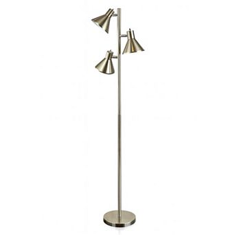 Dorm 3 Light Floor Lamp with 3 Adjustable Reading Room Lights by Lightaccents