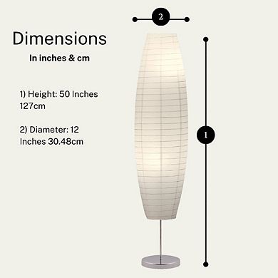 Diploma Paper Floor Lamp