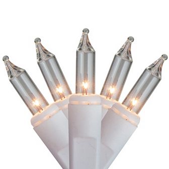 70 ct Clear Mini Replacement Christmas Lights with Clips for 3-D Frames