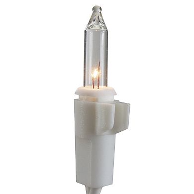 70ct Clear Mini Replacement Christmas Lights with Clips for 3-D Frames