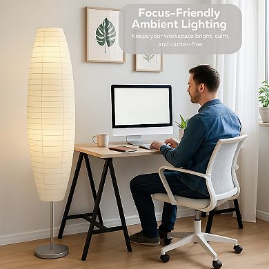 Diploma Paper Floor Lamp Set Of 2