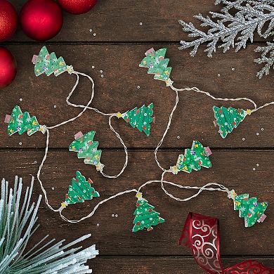 10-Count LED 3Christmas Tree Fairy Lights 5.5ft Copper Wire