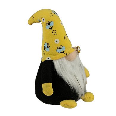 10 in Bumblebee Daisy Springtime Gnome with Honey Dipper