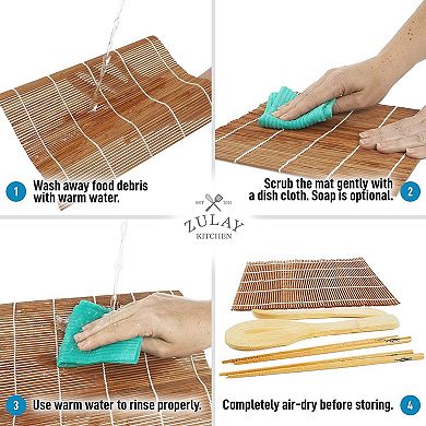 Zulay Kitchen Sushi Making Kit For Beginners